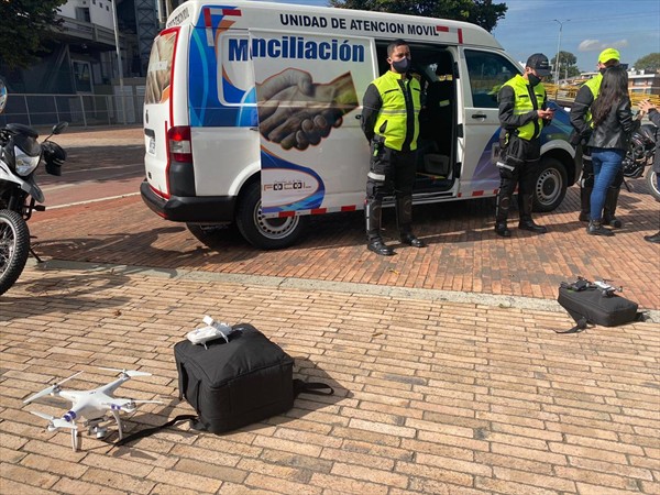 Colombia: drones atenderán los accidentes de tránsito en Bogotá