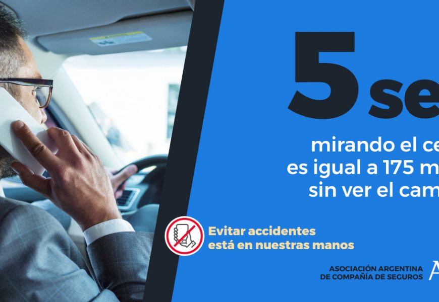 Accidentes de tránsito: el 60% se produce por las distracciones de los conductores