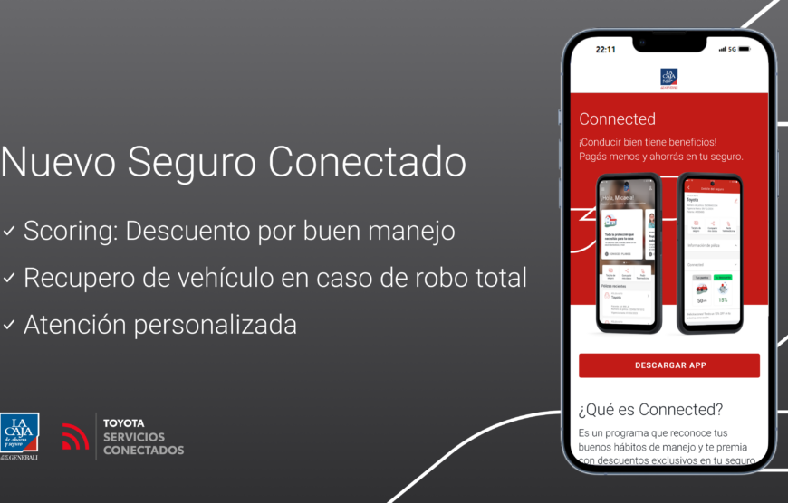 La Caja lanza Seguro Conectado de la mano de Toyota