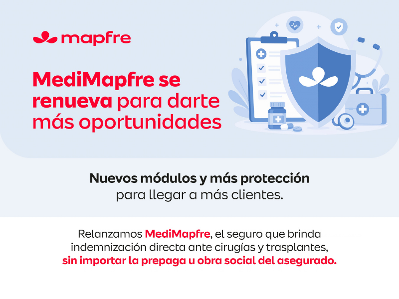 Mapfre relanza MediMapfre con nuevas opciones de protección ante cirugías y trasplantes